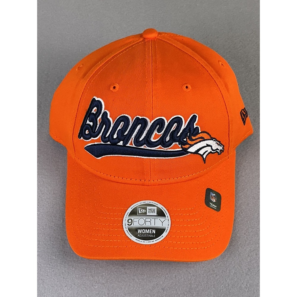 New Era 9FORTY Denver Broncos Women's Orange Adjustable Hat NFL